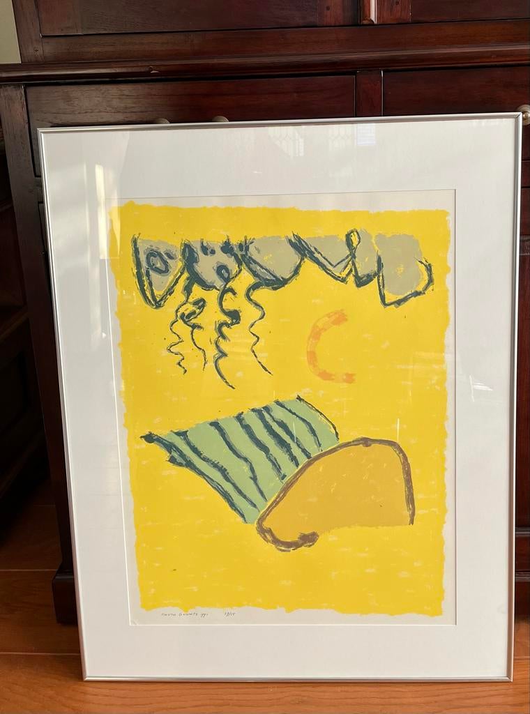 Zeefdruk Harrie Gerritz, Ophalen