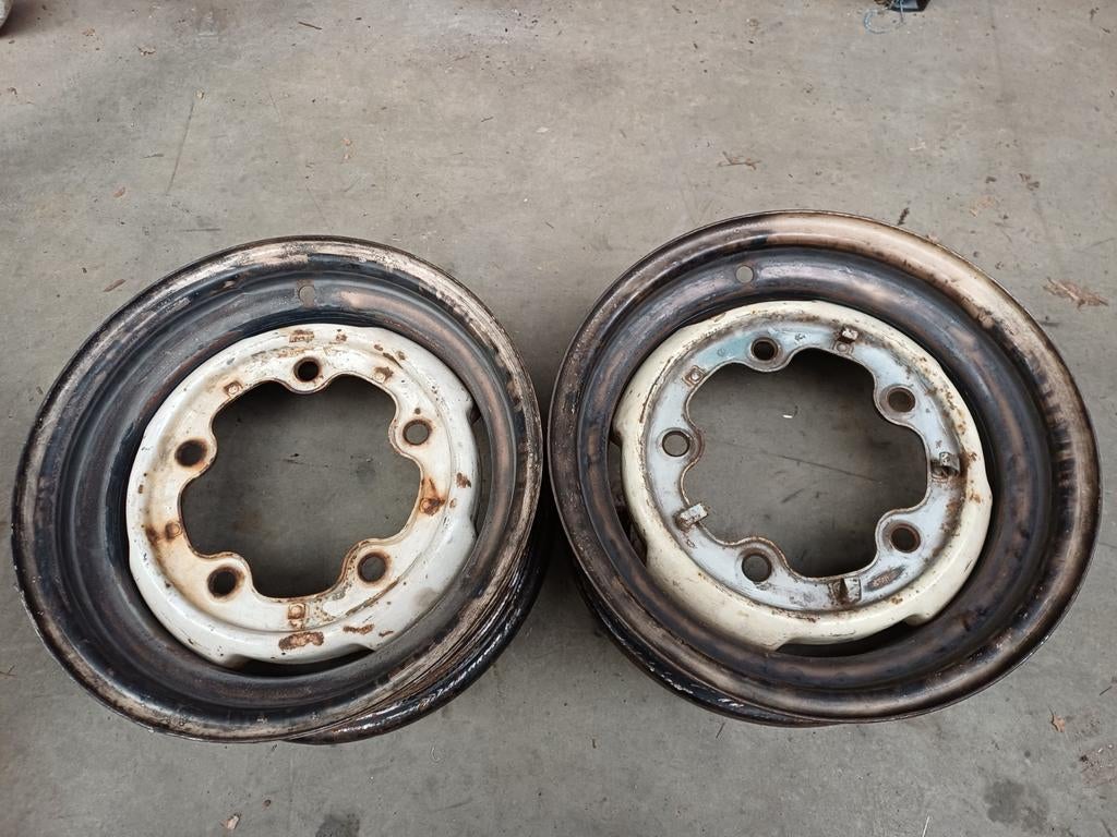 VW T1 SPIJLBUS VELGEN T1 CROWFEET KUBEL 6x15 VERBREED T1 T2a, Auto-onderdelen, Banden en Velgen, 15 inch, Ophalen of Verzenden