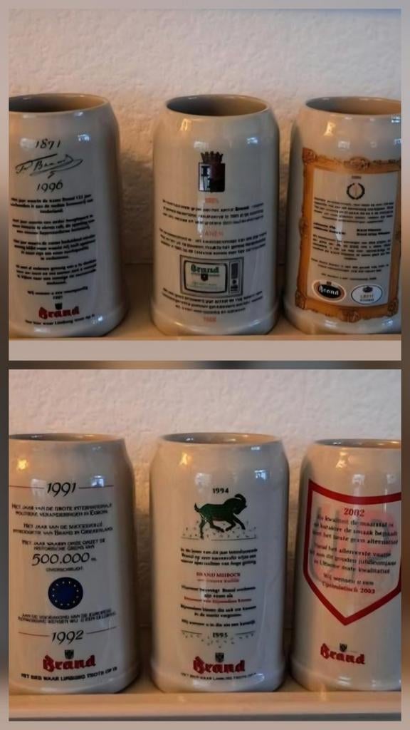 Verzameling BRAND bierpullen, Ophalen of Verzenden, Overige merken