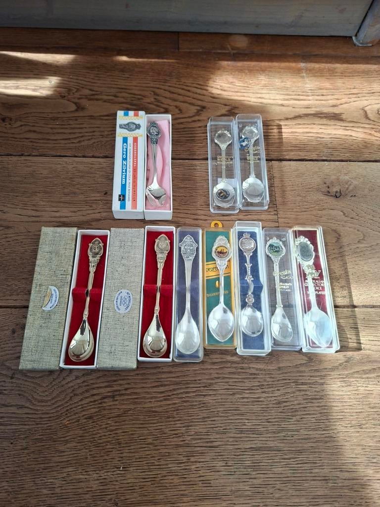 Lotje theelepeltjes verzilverd, Ophalen of Verzenden