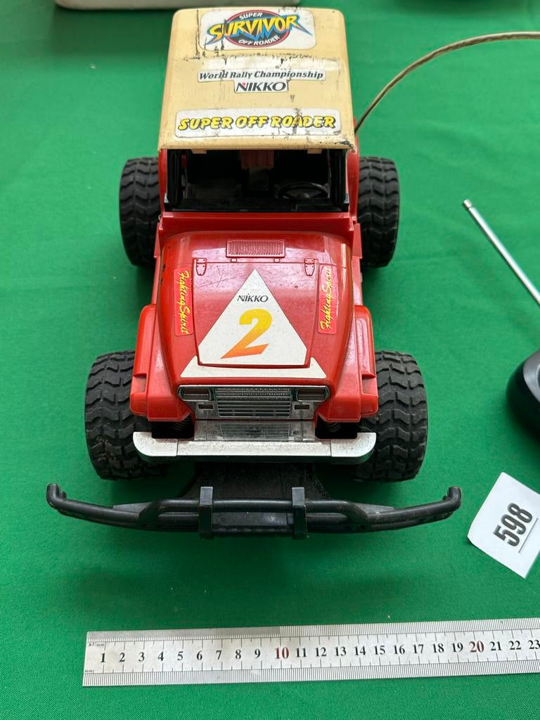 598- Nikko RC Survivor Super Off Roader - Vintage RC Auto, Ophalen of Verzenden, Gebruikt, Overige schalen, Auto offroad