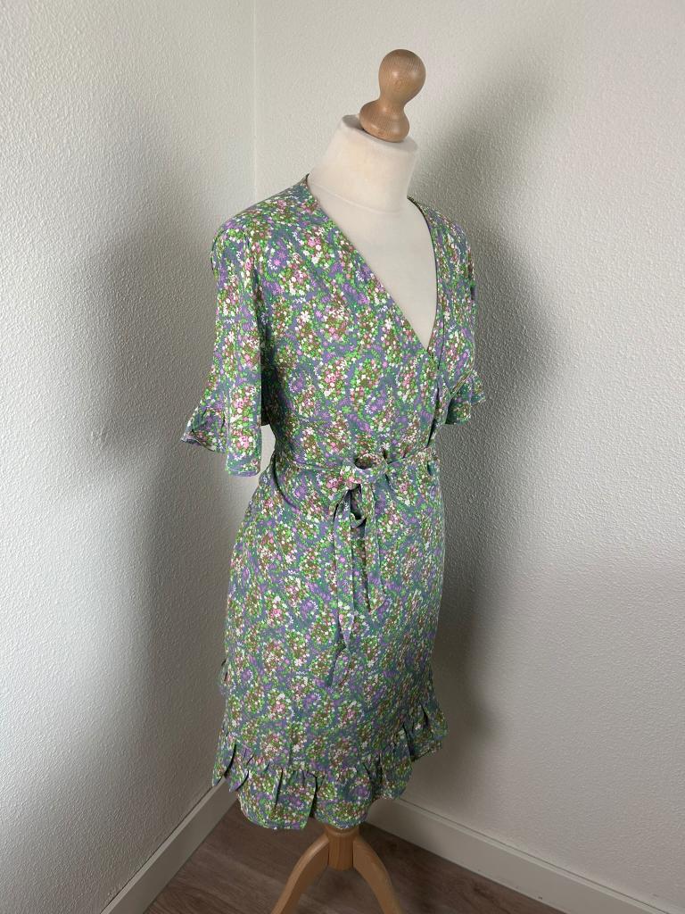 Fabienne Chapot maat 44 NIEUW Savina wikkel jurk 1944, Maat 42/44 (L), Nieuw, Ophalen of Verzenden, Groen