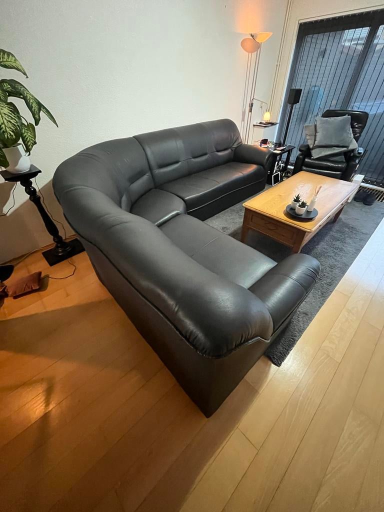 Eiken Vitrinekast en Dressoir, Ophalen, Gebruikt