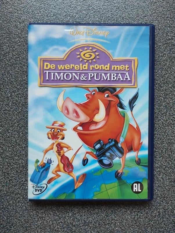Walt Disney De wereld rond met Timon & Pumbaa, Tekenfilm, Verzenden, Zo goed als nieuw, Alle leeftijden