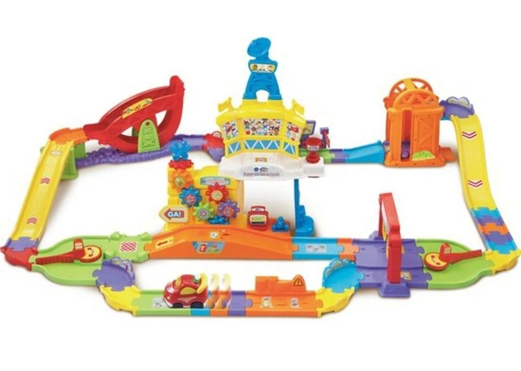 Toet Toet Auto's Super RC Racecircuit met extra's, Kinderen en Baby's, Speelgoed | Vtech, Ophalen of Verzenden, Gebruikt, 2 tot 4 jaar