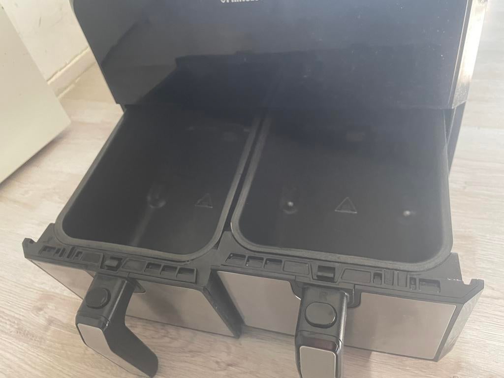 Airfryer princess dubbele bak 6 liter, Witgoed en Apparatuur, Airfryers, Ophalen, Zo goed als nieuw
