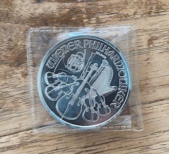 ** 1 troy ounce zilveren Philharmoniker munt **, Ophalen of Verzenden, Koningin Juliana, Overige waardes, Losse munt