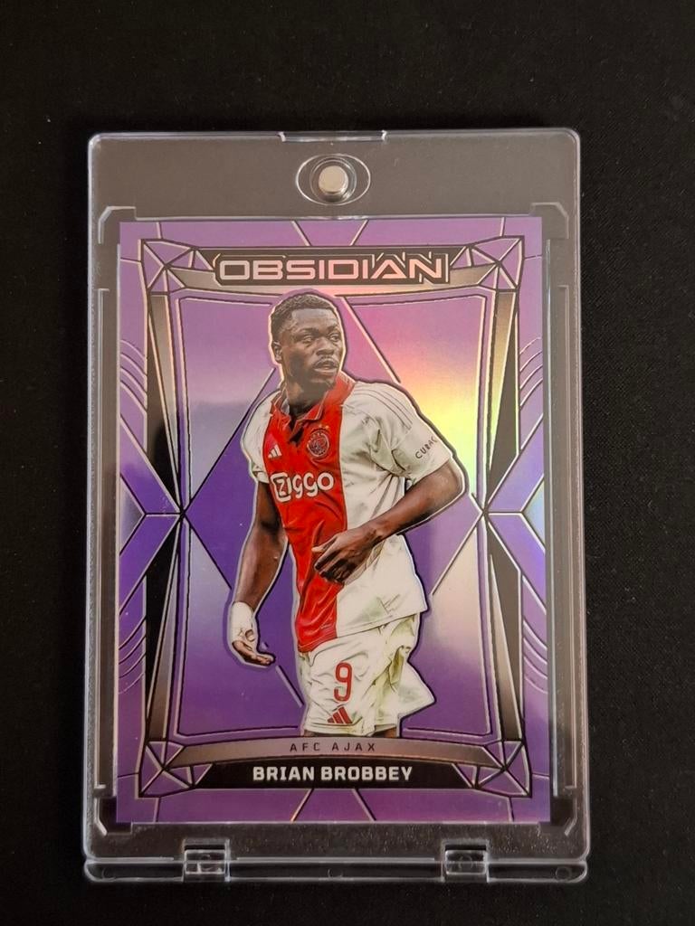 Panini Obsidian Brian Brobbey kaart 22/30 Ajax, Ophalen of Verzenden, Zo goed als nieuw, Buitenlandse clubs, Poster, Plaatje of Sticker