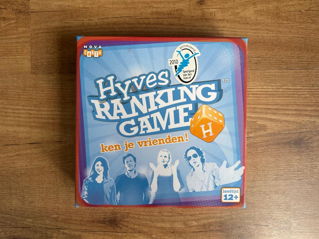 Hyves Ranking Game - Borspel (Nederlands), Hobby en Vrije tijd, Gezelschapsspellen | Bordspellen, Vijf spelers of meer, Ophalen of Verzenden