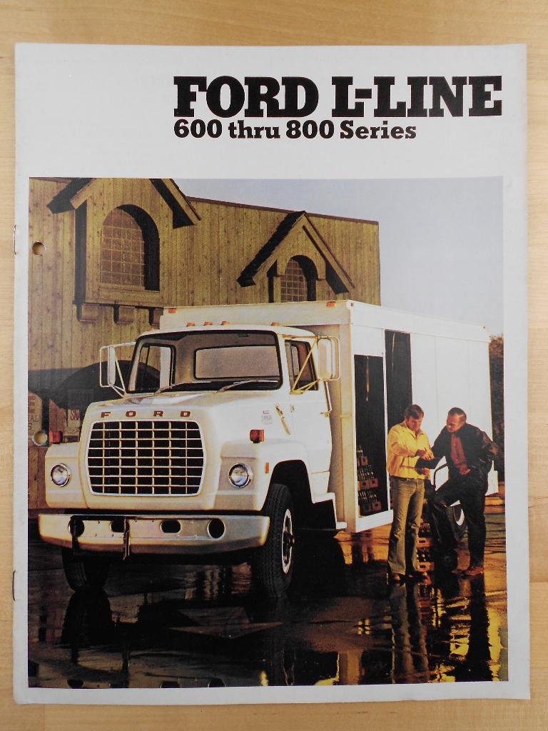 Ford L-Line Brochure 1979 LN LTS 600 700 7000 800, Gelezen, Ford, Ophalen of Verzenden, Ford