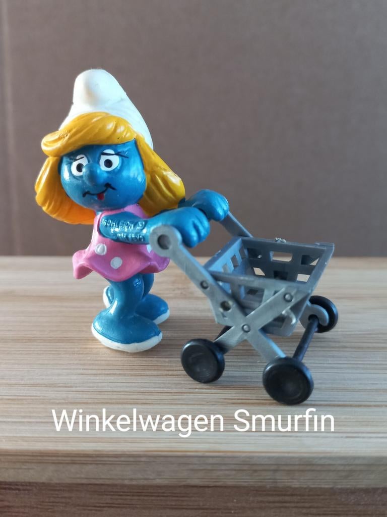Winkelwagen Smurfin, Verzamelen, Ophalen of Verzenden