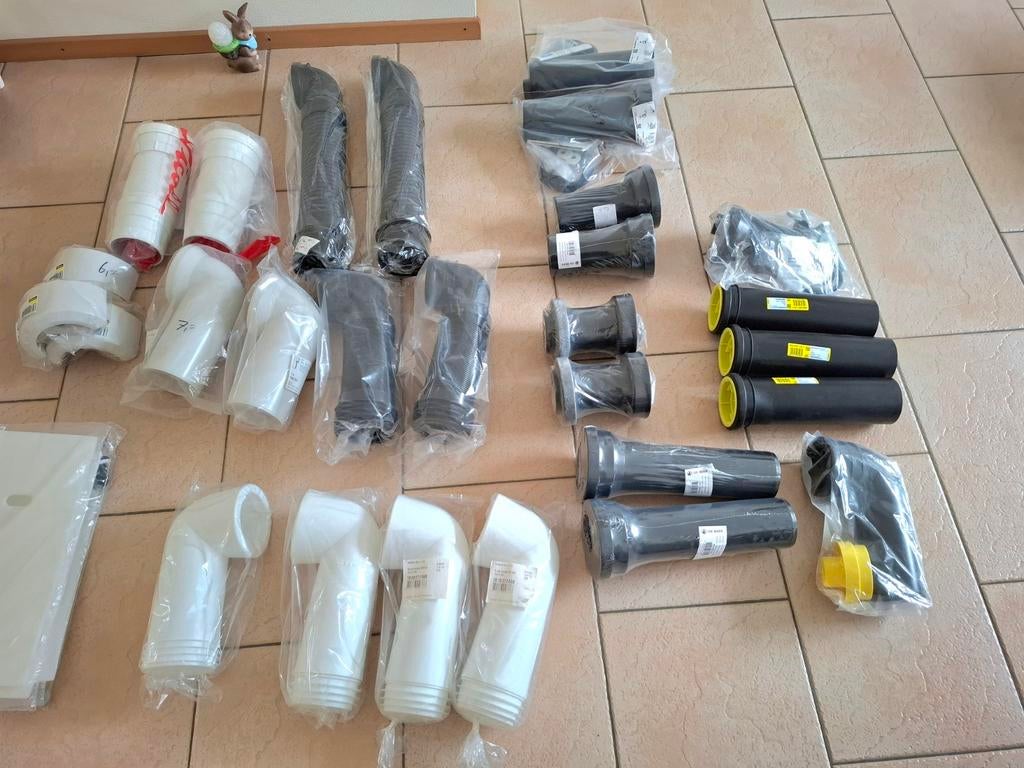 Afvoer buizen,versleep Afvoer, manchetten toilet NIEUW !, Afvoer, Pvc, Nieuw, Ophalen of Verzenden