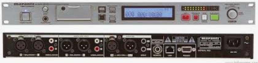 Marantz PMD580 19 inch Audiorecorder, Ophalen of Verzenden, Zo goed als nieuw, Harddiskrecorder