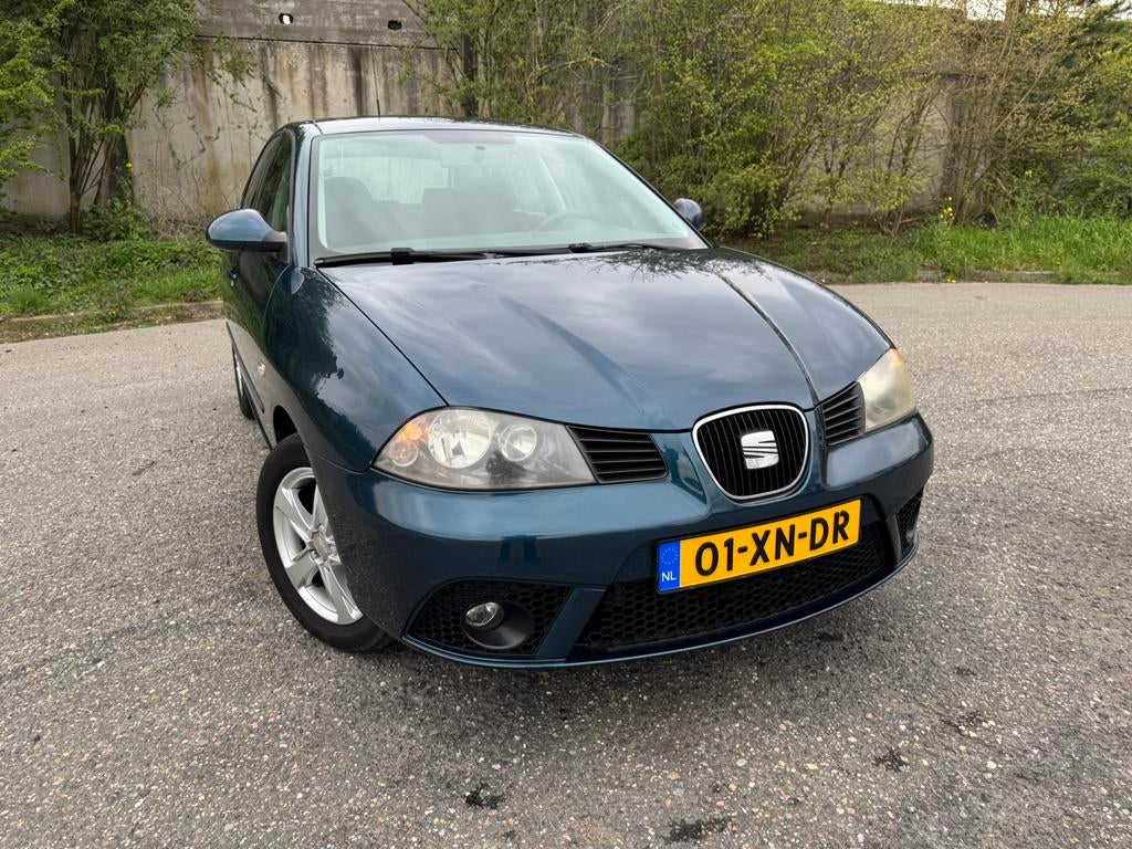 Seat Ibiza 1.6 77KW 5DRS 2007 Blauw, Bluetooth, Auto's, Seat, Voorwielaandrijving, 1069 kg, 4 cilinders, Blauw