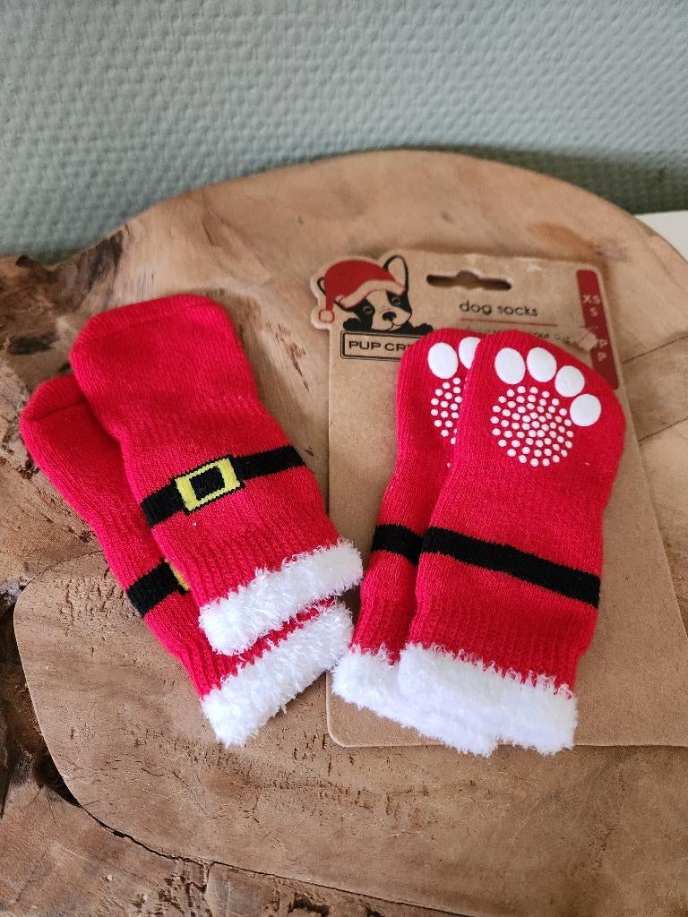 Pup crew dog socks/sokjes kerst - xs/s, Ophalen of Verzenden, Nieuw