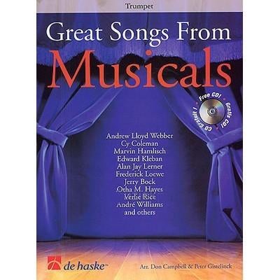 Trompet: great songs from Musicals + cd-trumpet, Muziek en Instrumenten, Bladmuziek, Gebruikt, Overige genres, Ophalen of Verzenden