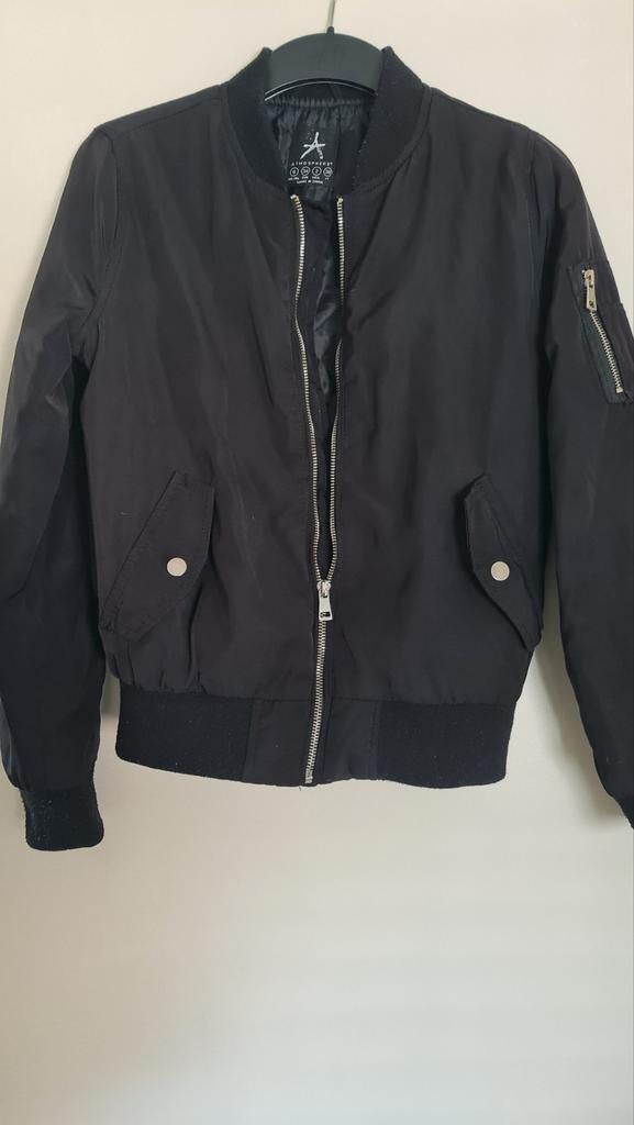 Bomberjack zwart, Ophalen, Atmosphere, Zwart, Sandalen of Muiltjes