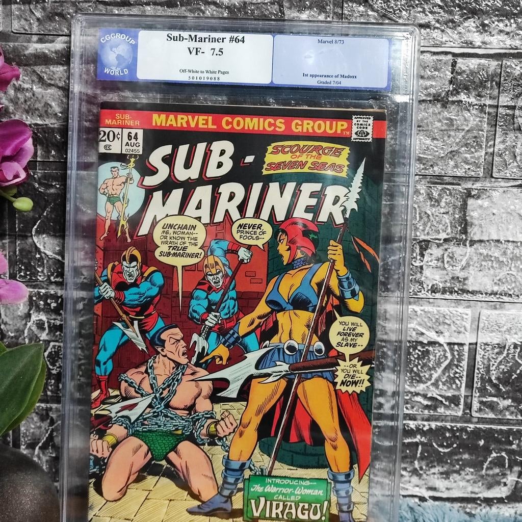 CGGroup world Sub-Mariner #64 VF- 7.5  - 1st Madoxx, Boeken, Eén comic, Amerika, Marvel Comics, Ophalen of Verzenden
