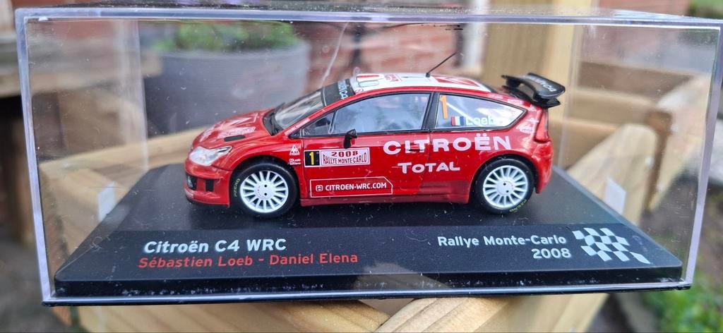 Citroën C4 WRC Rallye Monte-Carlo 2008 modelauto, Ophalen of Verzenden, Auto, Overige merken