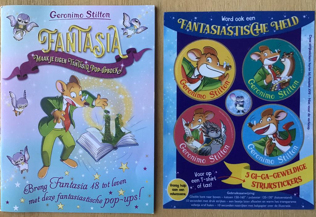 Fantasia 18 pop-upboek maken & strijkstickers - NIEUW, Ophalen of Verzenden, Nieuw, Knutselwerk