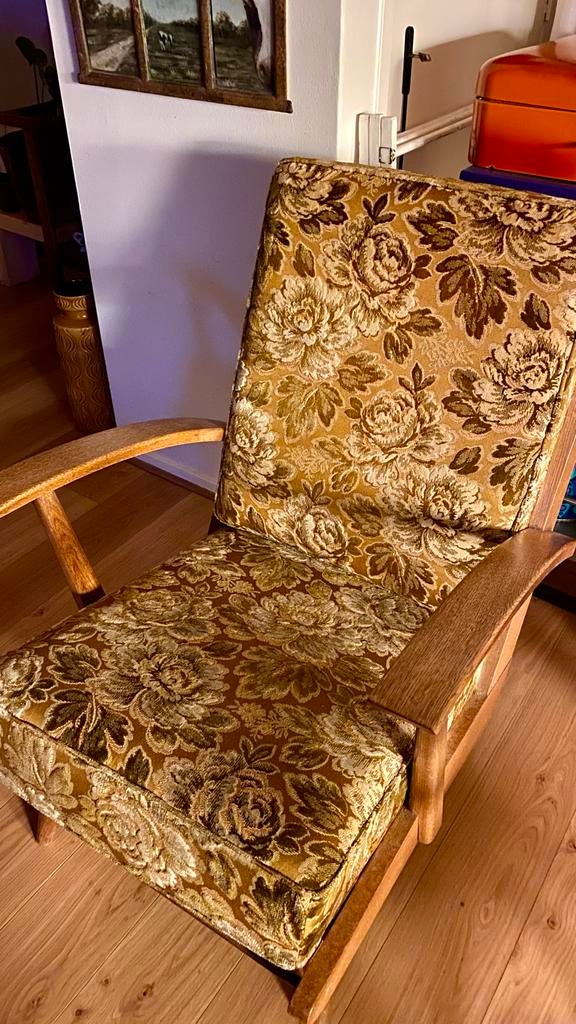 Fauteuil in goede vintage staat, Huis en Inrichting, Ophalen, Gebruikt, 75 tot 100 cm, 50 tot 75 cm