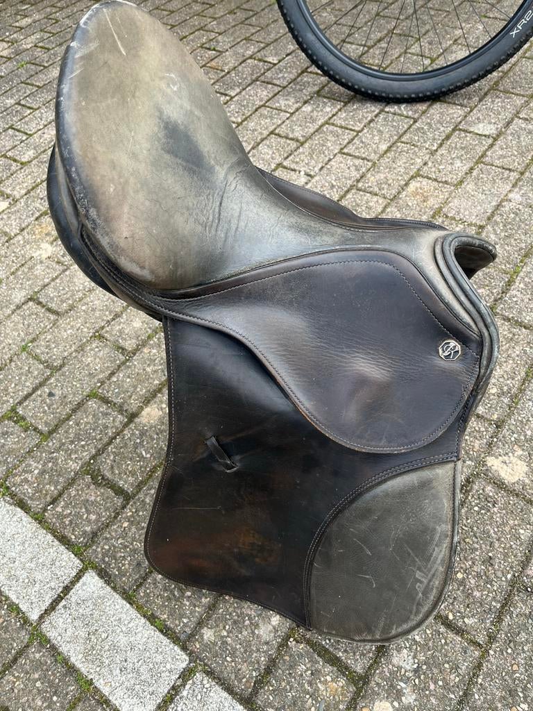 Paardrijzadel zwart Hackendroch aachen AJ 207503, Ophalen of Verzenden