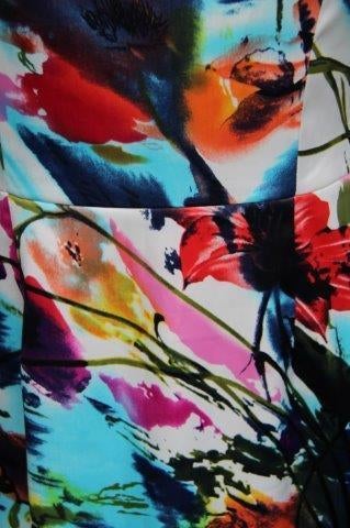 Jurk wit gekleurd Joseph Ribkoff mt 38 Vaste prijs OPRUIMING, Maat 38/40 (M), Verzenden, Wit, Joseph Ribkoff