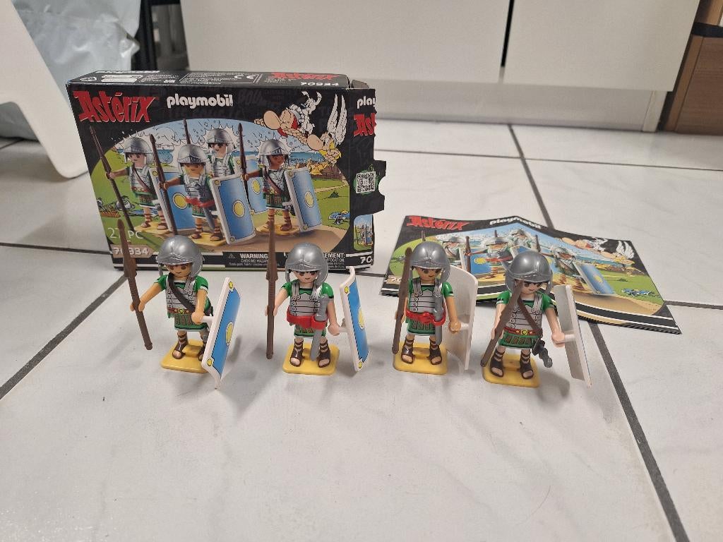 Playmobil Asterix set 4 Romeinse soldaten compleet in doos, Kinderen en Baby's, Speelgoed | Playmobil, Ophalen of Verzenden, Zo goed als nieuw