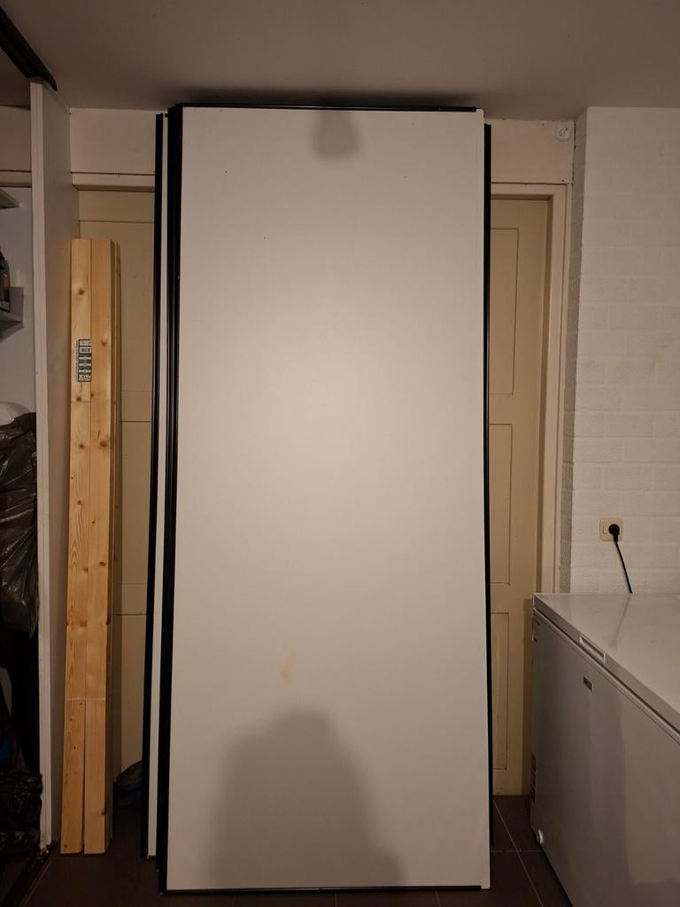 6 spaanplaten, gebruikt als schuifdeuren, Gebruikt, 215 cm of meer, Overige typen, Schuifdeur