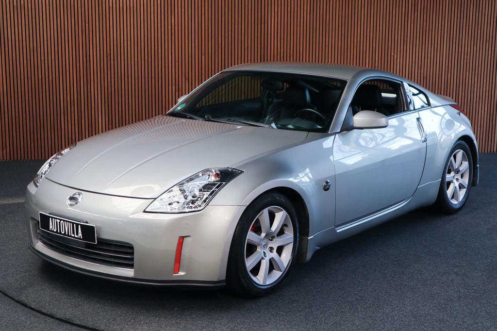 Nissan 350Z 3.5 V6 Aut Leer Bose Climate C. Stoelverwarming, Gebruikt, Zwart, Bedrijf, 2 stoelen