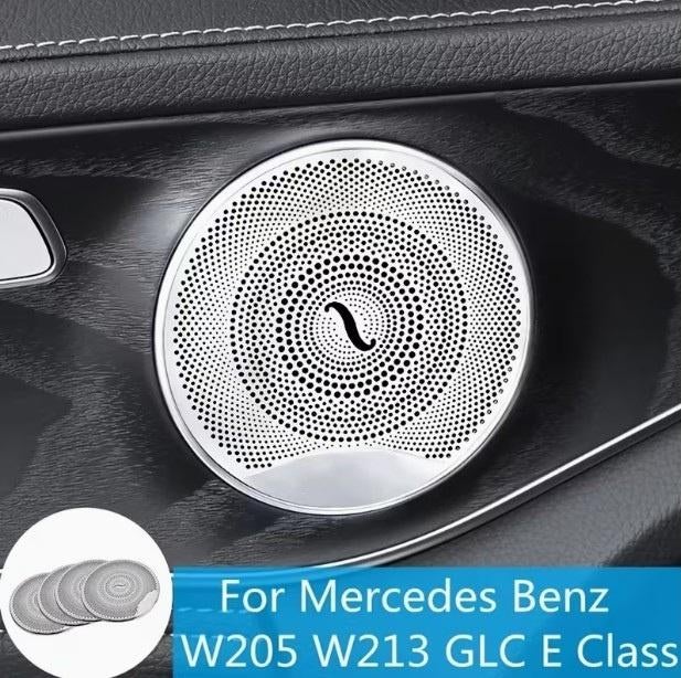 Burmester speaker cover AMG Mercedes Benz 4 delig C,E,GLC, Auto diversen, Autospeakers, Ophalen of Verzenden, Nieuw