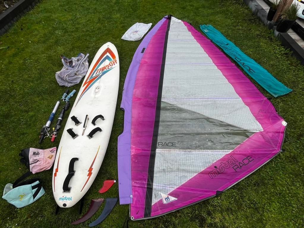 Mistral Take Off + 2 zeilen + accesoires, Ophalen, 5 tot 7 m², Met draagtas, 300 cm of meer