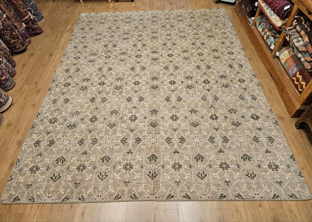 Handgeknoopt oosters tapijt modern design 307x243, Info@SlatsAntiek.nl, Perzisch, Vof Slats Antiek, Ophalen of Verzenden