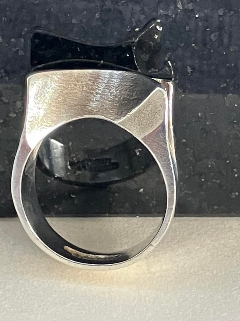 Lapponia design ring “Sirene”, Ophalen of Verzenden, Zo goed als nieuw, 17 tot 18, Dame