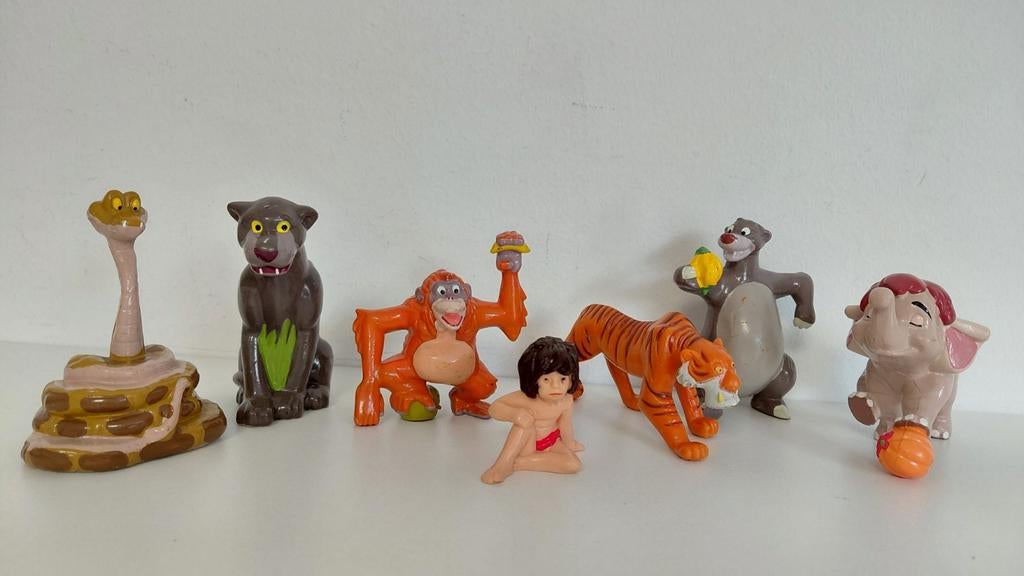 Jungle book Disney poppetjes, Ophalen of Verzenden, Zo goed als nieuw