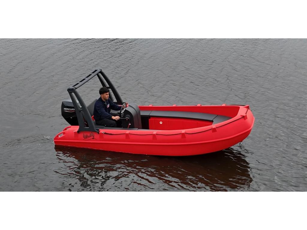 Whaly 435 Mercury 30pk, Watersport en Boten, Overige materialen, Nieuw, 30 tot 50 pk, 3 tot 6 meter