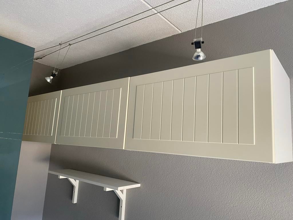 3 witte bovenkasten Ikea, Ophalen, Gebruikt