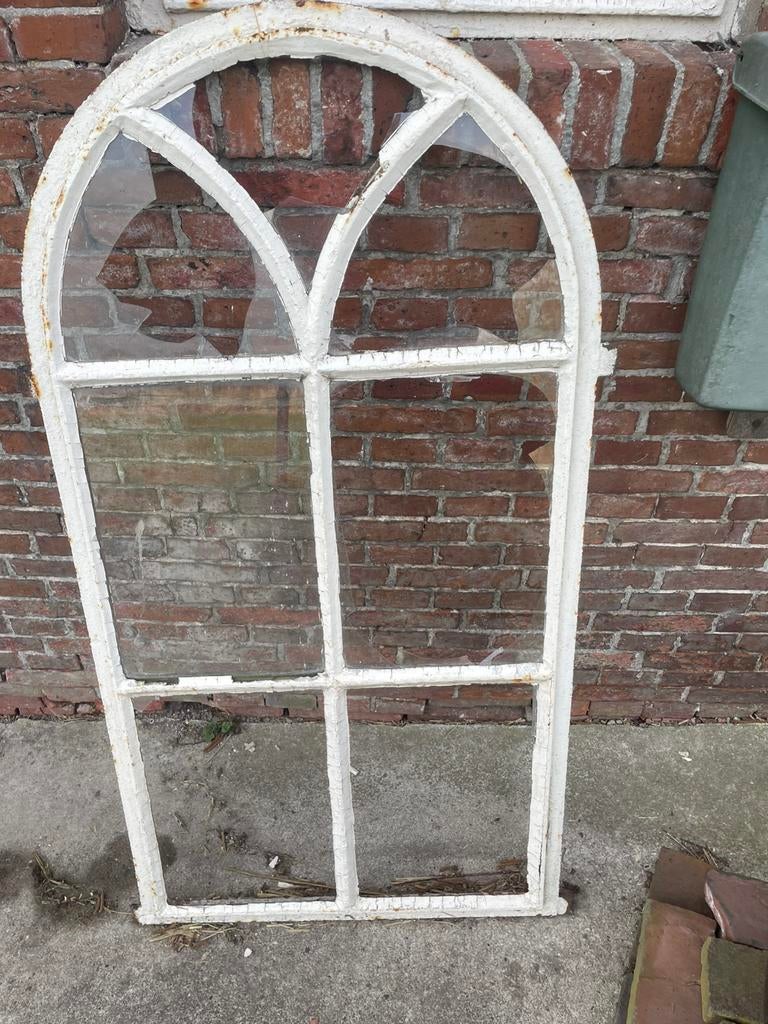 raam gietijzer kozijn, Ophalen, Gebruikt, Minder dan 80 cm, Gevelraam of Ruit