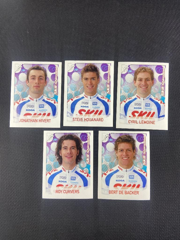 5x Skil Shimano Panini Sprint 2009 Stickers, Verzenden, Zo goed als nieuw, Overige sporten, Poster, Plaatje of Sticker