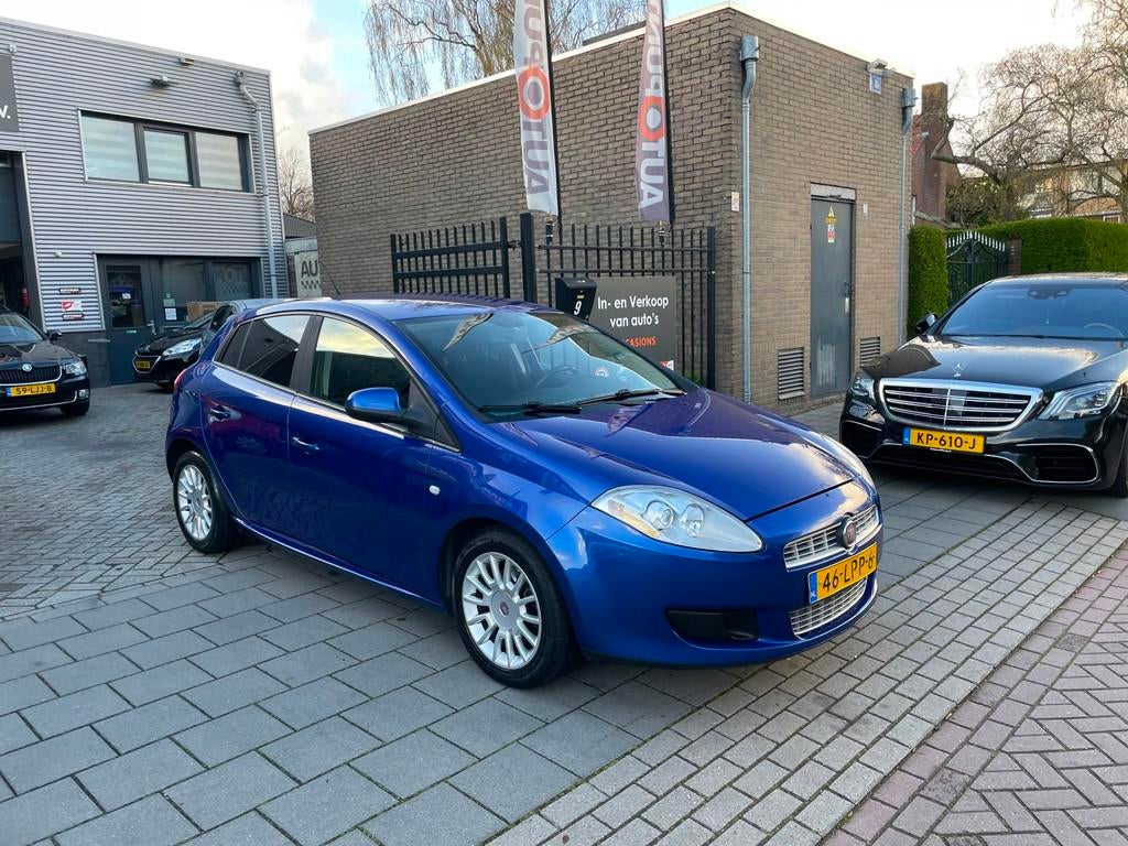 Fiat Bravo 1.4 T-Jet Dynamic Airco Navi PDC NAP APK, Voorwielaandrijving, Gebruikt, 4 cilinders, Blauw