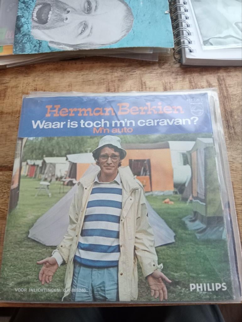 Herman berkien - waar is toch mn caravan, Ophalen of Verzenden, Zo goed als nieuw, Overige formaten, Levenslied of Smartlap