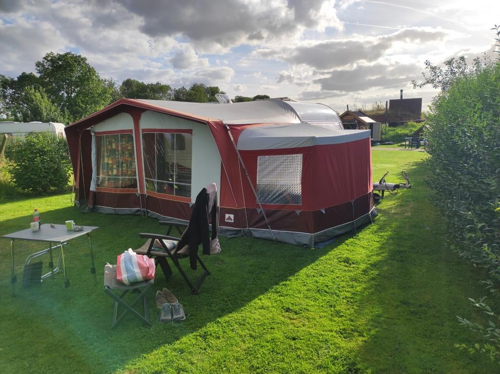 Dorema voortent met uitbouw en slaapcabine - Maat 10, Caravans en Kamperen, Voortenten en Luifels, Ophalen, Gebruikt, Dorema