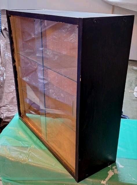 IKEA vitrine-kastje JARNA, Ophalen, Met plank(en), Minder dan 50 cm, Glas