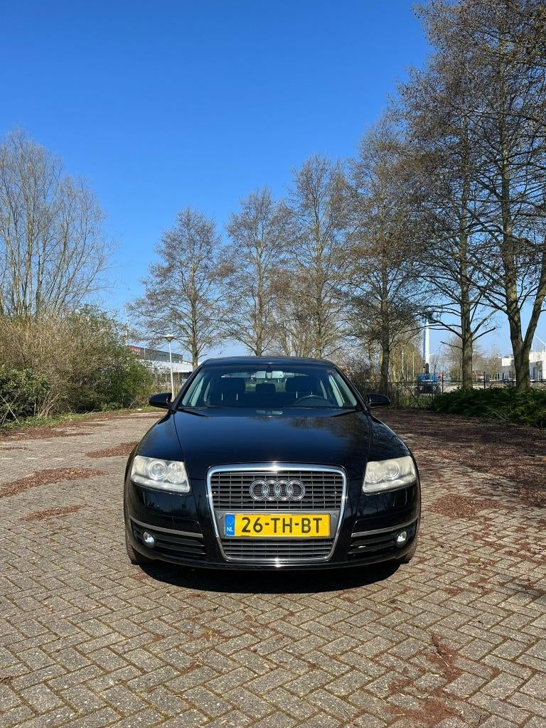 Audi A6 2.4 V6 130KW Multitronic 2006 Zwart, Stof, 1800 kg, Zwart, Zwart