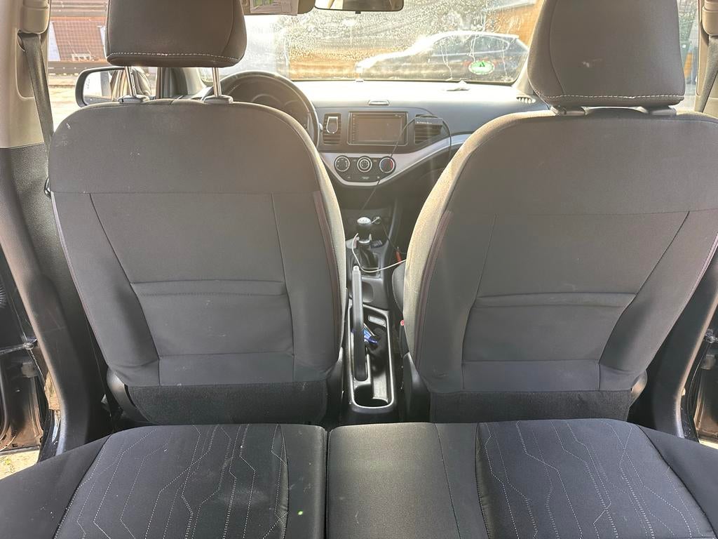 Kia Picanto 1.0 Cvvt 5-DRS 2015 Zwart, Auto's, Kia, Voorwielaandrijving, 400 kg, Zwart, Origineel Nederlands