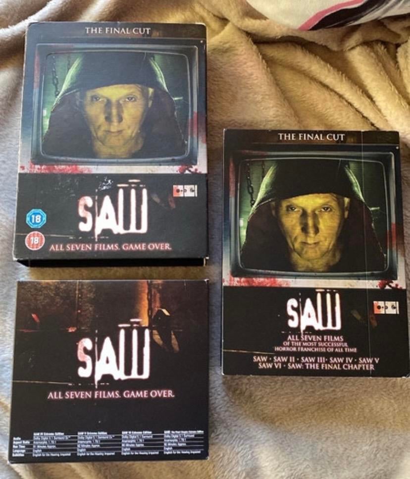 SAW 1-7 Limited Edition box, Cd's en Dvd's, Dvd's | Horror, Verzenden, Zo goed als nieuw, Slasher, Boxset