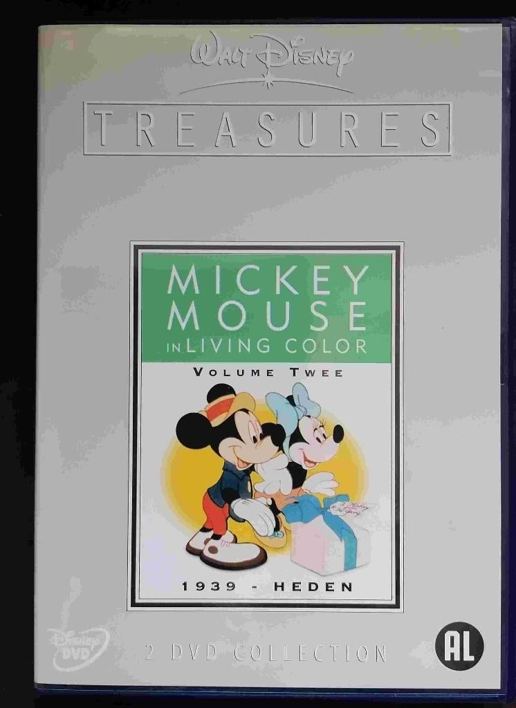 2DVD Walt Disney Mickey Mouse in living colours vol. 2, Cd's en Dvd's, Dvd's | Tekenfilms en Animatie, Europees, Tekenfilm, Alle leeftijden