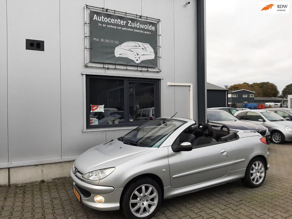 Peugeot 206 CC 1.6-16V, Auto's, Peugeot, Voorwielaandrijving, Gebruikt, Zwart, 4 cilinders