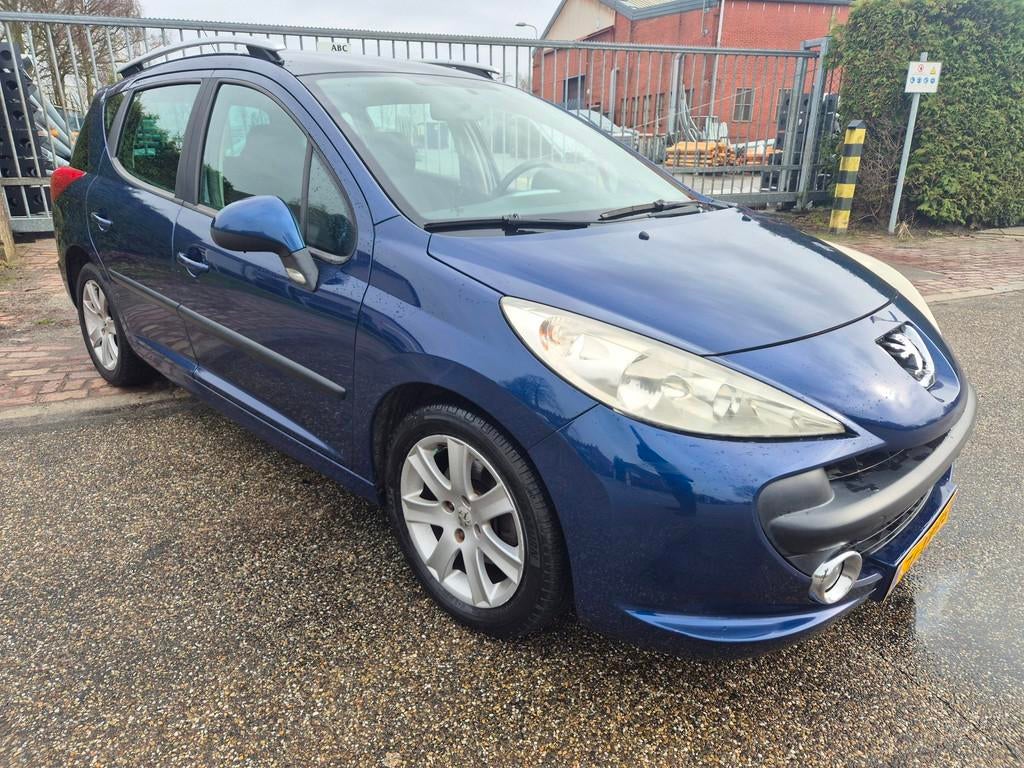 Peugeot 207 SW 1.6 VTi XS airco,panoramadak, Voorwielaandrijving, Stof, Gebruikt, Blauw