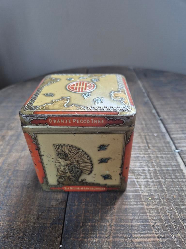 Niemeijers koffie en thee blik, Verzamelen, Ophalen of Verzenden, Gebruikt, Koffie